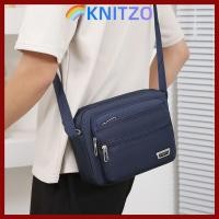 ราคา in stockKNITZO กระเป๋าสะพาย 4 ซิป 6 ซิปผ้าผู้ชายกระเป๋าสะพายข้าง สีดําสีน้ําตาลสีฟ้าสีเขียวไนลอนสี่เหลี่ยมผืนผ้า Man กระเป๋าถือกระเป๋าเดินทาง (56209679521)