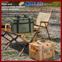 ราคา KNITZO Camping กระเป๋าเก็บความร้อน กระเป๋าปิคนิคร้อนเย็น 36 ลิตร กล่องเก็บของความจุขนาดใหญ่ด้านในกันน้ําที่ทนทานกลางแจ้ง (53750088912)