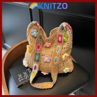 ราคา กระเป๋าสะพายข้างวินเทจทรงใหญ่ Boho ทอโครเชต์ลายดอกไม้ นำเข้าจากไทย (50005512697)