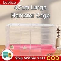 ราคา BUBBZO กรงหนูแฮมสเตอร์ขนาดใหญ่ หลักฐานหลบหนีหมีทองที่อยู่อาศัย วัสดุเหล็กทนทานระบายอากาศสัตว์เลี้ยงขนาดเล็กวิลล่าอุปกรณ์สัตว์เลี้ยง (55653276452)