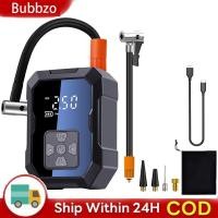 ราคา BUBBZO ปั๊มลมรถยนต์ USB ชาร์จจอแสดงผล LED ปั๊มลมไฟฟ้า เครื่องวัดความดันลมยางฉุกเฉิน ปั๊มลมรถจักรยานยนต์ไร้สาย (43728683564)