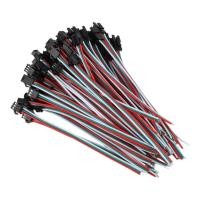 ราคา FTP 30 คู่สําหรับ JST SM 3Pin Connectors 15 ซม สายหญิง ชาย LED Connector สําหรับ LED Strip (40324289920)