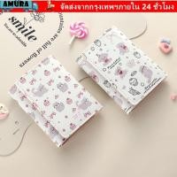 ราคา กระเป๋าใส่เหรียญ AMURA Kitty Bowknot Short Wallet PU Leather Cartoon Money Bag Gift (42130712185)