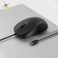 ราคา 3D Type C เมาส์แบบมีสายเมาส์สําหรับเล่นเกมเงียบ Ergonomics Optical Mouse 1000 DPI เมาส์คอมพิวเตอร์ Gamer สําหรับ PC แล็ปท็อป เดสก์ท็อป (43916746418)