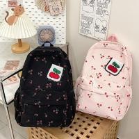 ราคา กระเป๋าเป้สะพายหลัง กระเป๋าเป้สะพายหลังพิมพ์ลายเชอร์รี่ กระเป๋านักเรียนอเนกประสงค์ Niche Sweet (54757121712)