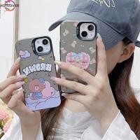 ราคา สําหรับvivo V30 V29 V27 Pro V29E V27E V25 V25E V23 V23E V20 S1 Pro X100 Y91 Y95 Y91C Y93 Y1Sเคสโทรศัพท์น่ารักการ์ตูนหมีสีกันกระแทกสองชั้น (26005214732)