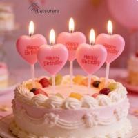 ราคา LAเทียน Happy Birthday เทียนวันเกิดหัวใจ Love แดง กล่องละ 5 ชิ้น เทียนรูปหัวใจ ถูกสุดๆ (57402927626)