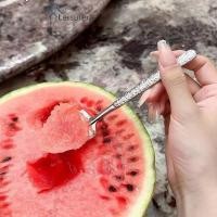 ราคา ช้อนพลั่ว ช้อนสแตนเลส ช้อนแตงโม ช้อนไอศกรีมลายค้อน (43256360382)