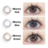 ราคา คอนแทคเลนส์ Midroo เลนส์ค่าสายตาสั้น 0 00 5 50 ไร้ขอบ ขยายรูม่านตา Bunny Blue Pink Brown 14 5mm รายเดือน (44024722139)