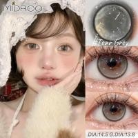 ราคา ซื้อครบ2 คู่ แถมลิปกลอส คอนแทคเลนส์ Midroo คอนแทคเลนส์สีเทา Tears Grey ขนาด 14 5mm เลนส์มีค่าสายตา รายเดือน (40312713996)