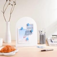 ราคา Moreover Arch Board magnet board บอร์ด กระดานแม่เหล็ก ซุ้มโค้ง ตั้งโต๊ะทำงาน ร้านกาแฟ คาเฟ ขาว ดำ (46159412274)