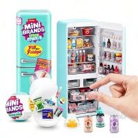 ราคา Zuru Mini ยี่ห้อเติมตู้เย็น Playset DIY เรซิ่น Mini Minis Series กล่องตาบอดสะสมตลก Miniature ตู้เย็นของเล่นของขวัญ (56953570254)