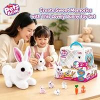 ราคา Zuru เยอรมนี Gmbh สัตว์เลี้ยง Alive Mama และ Baby Surprise Bunny Nurturing Play Interactive ของเล่นสําหรับเด็กขายดีใหม่ (56159353825)