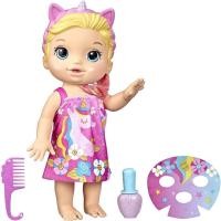 ราคา Baby Alive Glam Spa ตุ๊กตาเด็กพร้อมชุดของเล่นแต่งหน้ายูนิคอร์นและอุปกรณ์จัดแต่งทรงผม (41973647321)