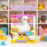 ราคา Pets Alive Mommy Duck และ Baby Surprise โดย Zuru Nurturing Play Surprise Hatching Interactive Girls Toy Bestseller ใหม่ (26144659947)