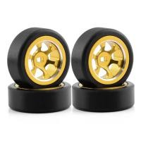ราคา 4PCS 1 28 RC ยุง Drift รถยาง 25 มม ขอบล้อโลหะพลาสติก Drift Tyres สําหรับ Wltoys K969 K989 P929 AWD Kyosho MINI Z MINI Q (49457341450)