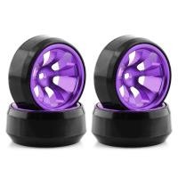 ราคา 4 ชิ้นขอบล้อโลหะพลาสติกแข็ง Drift Tyre ยางประเภท C สําหรับ Wltoys 284131 K969 K989 Kyosho Mini Z 1 28 RC รถอะไหล่อัพเกรด (49508025896)