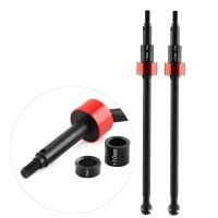 ราคา 2pcs สําหรับ HPI Savage X Flux XL 1 8 RC รถอะไหล่อัพเกรดอุปกรณ์เสริม R119Steel โลหะด้านหน้าด้านหลังไดรฟ์เพลา CVD Driveshaft 86246 (46457583321)