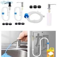 ราคา Cc ทนทาน เครื่องจ่ายสบู่ขนาด 500 มล สําหรับอ่างล้างจานขวดปั๊มเหลวสีเงินสีดําพร้อมหัวสแตนเลสและ Hos (56456114239)