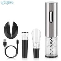 ราคา Cc 4 in 1 ที่เปิดขวดไวน์แดงไฟฟ้า เกลียวอัตโนมัติ เครื่องตัดฟอยล์ สาย USB อุปกรณ์ครัว (49507118450)