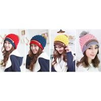ราคา พร้อมส่ง 5 สี หมวกแก๊ปทูโทนกันหนาว มีหลากสีจ้า (6116144351)