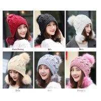 ราคา พร้อมส่งครบ 6 สีจ้า หมวกไหมพรมกันหนาวจุกเฟอร์ 3 จุกสุดน่ารักน่ารักข (1589467147)