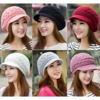 ราคา พร้อมส่ง 6 สี หมวกไหมพรม หมวกกันหนาวสวยๆ มี 6 สีจ้า (906293873)