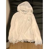 ราคา BANKO เวอร์ชั่นเกาหลีฤดูใบไม้ร่วงผู้หญิงลูกไม้สีขาวบางสไตล์คลุมด้วยผ้าแขนยาวเสื้อยืด (28260092340)