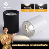 ราคา โคมไฟดาวน์ไลท์ ดาวน์ไลท์ติดลอย 10W 15W 20W 30W ป้องกันแสงสะท้อน สีดำ สีขาว (45005027254)