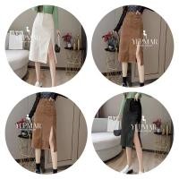 ราคา พร้อมส่ง กระโปรงยาว ผ้าลูกฟูก ผ่าหน้า 1 กระดุม เซ๊กซี่หวานๆ Clothing Women (44025303719)