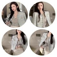 ราคา พร้อมส่ง เสื้อคลุมทวีตแขนยาวใส่ออกงาน เสื้อทวีตสีหวานให้ลุคสาวเกา Clothing Women (43725313676)