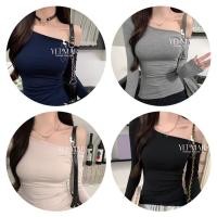 ราคา พร้อมส่ง เสื้อปาดไหล่ แขนยาว เอวสม็อค 1 ข้าง ทรงสวย แนวเกาหลี ผ้าเรยอน ยืดได้เยอะมาก สาวอวบอ้วนใส่ได้ (43675308828)