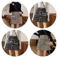 ราคา พร้อมส่ง กระโปรงไหมพรม ผ้าทวิส ชุดกระโปรงผู้หญิง แฟชั่นเกาหลี กระโปรงทำงาน ทรงเอ มีซับใน ทรงสวย Clothing Women (43175304242)
