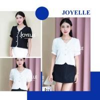 ราคา เสื้อคลุมแขนสั้นคอวีติดกระดุม แขนแต่งปล่อยระบาย ดีเทลกระดุมมุข น่ารักๆ ขอบแต่งลูกไม้ เนื้อผ้าชีฟอง ใส่สบาย (53150917253)