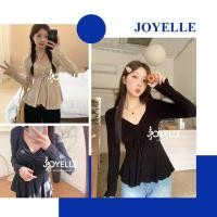 ราคา พร้อมส่ง เสื้อแขนยาว คอวี สไตล์เกาหลี ดีไซน์แต่งเชือกรูดอก แซ่บๆ ชายระบาย งานผ้าร่อง ใส่เที่ยวใส่ไปคาเฟ่ เก๋มาก (50354075661)