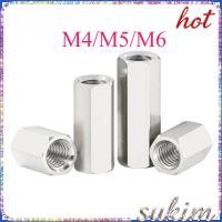 ราคา ข้อต่อสตัด หัวน็อตยาว ตัวเมียยาว สแตนเลส304 M4 M5 M6 SUKIM 1 (50806337920)