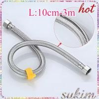 ราคา ท่อปั้มลม เกลียว สายถักปั้มลม ท่อถัก ท่อ สำหรับ ปั๊มลมโรตารี่ ทำจากสแตนเลส ท สแตนเลส304 L10cm 3m SUKIM 1 (51656488308)