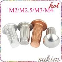 ราคา รีเวท ตะปู ตะปูเกลียวเคาะ หมุดย้ำ หัวกลม อลูมิเนียม ทองแดง rivets for name plate cop สแตนเลส304 GB827 M2M2 5M3M4 SUKIM 1 (56256487675)