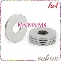 ราคา แหวนอีแปะ แหวนรอง น็อตสกรู Flat Washer Screw สแตนเลส304 M5 M6 M8 SUKIM 1 (55555764339)