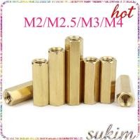 ราคา ข้อต่อสตัด หัวน็อตยาว ตัวเมียยาว ทองเหลือง M2 M2 5 M3 M4 SUKIM 1 (54656342709)
