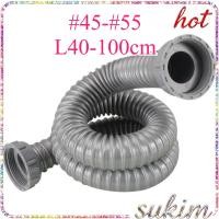 ราคา ท่อน้ำทิ้งเครื่องซักผ้า ท่อน้ำทิ้งซิ้งค์ล้างจาน ท่อน้ำทิ้งอ่างล้างหน้า สีเทา คู่ สกรู ปาก 45 55 L40 100cm SUKUM 1 (47156504597)