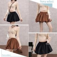 ราคา กระโปรงทรงบอลลูน มีไซส์ S 4XL เอวสูง เอวสม็อครอบตัว ผ้ากำมะหยี่นุ่ม แฟชั่นเวียดนาม (40880141284)