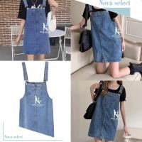 ราคา พร้อมส่ง เอี๊ยมกระโปรง เอี๊ยมยีนส์ ทรงขากว้างใส่น่ารัก สไตล์เกาหลี เอี๊ยมกระโปรงผู้หญิง นักเรียน Dress เดรส (42061576871)