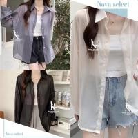 ราคา พร้อมส่ง เสื้อเชิ้ต ผ้าชีฟอง เนื้อผ้าบางเบา แขนยาว แฟชั่นสำหรับผู้หญิง ใส่สบาย ไม่ร้อน สไตล์เกาหลี (28987523120)