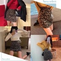ราคา พร้อมส่ง กระโปรงสั้นลายเสือดาว กระโปรงทรงเอสายฝอ ทรงแคบ เอวสูง รัดรูปเซ็กซี่ แฟชั่นผู้หญิงเกาหลี Lady Women (43561674988)
