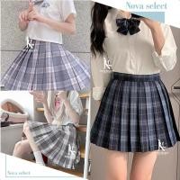 ราคา พร้อมส่ง กระโปรงสั้น เอวสูง ผ้าซาติน สำหรับผู้หญิง สไตล์เกาหลี เทนนิสลายสก๊อต (42654251986)