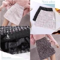 ราคา พร้อมส่ง กระโปรงสั้นทรงเอ กระโปรงทำงาน ผ้าทวิต สไตล์เกาหลี มีทุกไซต์ 2 สี Clothing Women (40419674447)