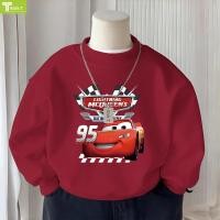 ราคา เสื้อสเวตเชิ้ตเด็กคอกลมลาย McQueen สไตล์อเมริกันอินเทรนด์ บุขนหนา ผ้าฝ้ายแท้ ใส่ได้ทั้งเด็กชายและหญิง เหมาะสำหรับฤดูหนาว (57702901706)