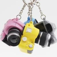 ราคา น่ารัก Mini Digital Single Lens Reflex กล้อง DSLR สไตล์ LED Flash Light พวงกุญแจ (50200290993)
