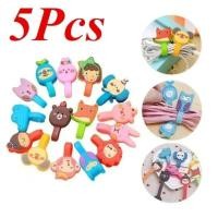 ราคา 5แพ็คน่ารักการ์ตูนหูฟังสาย เครื่องม้วน หูฟังสายจัดเก็บคลิปสีสุ่ม (41170798549)